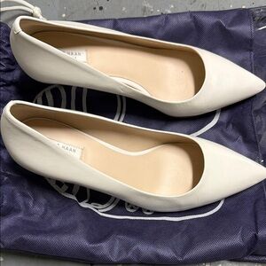 Cole Haan Women's Cream Leather Heels